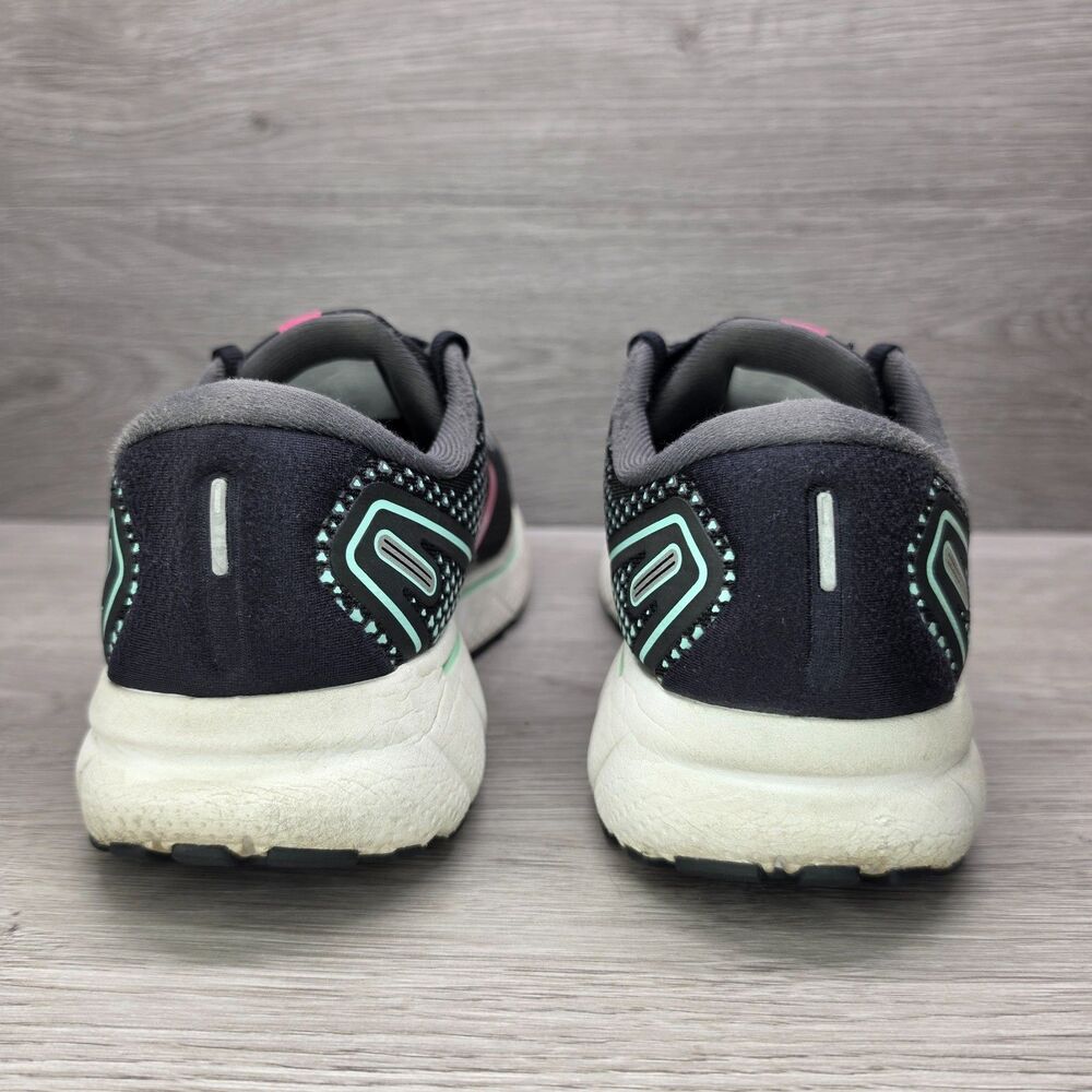 Brooks Ghost 14 Black Pink Women's 9 B Running Shoes Comfort Athleisure Training - Picture 3 of 11